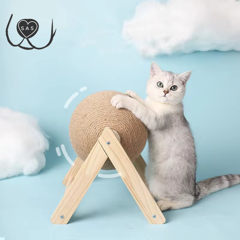 Cat Scratching Ball Toy Kitten Sisal Rope Ball Board Grinding Paws Toys Cats Scratcher Wear-Resistant Pet Furniture Supplies