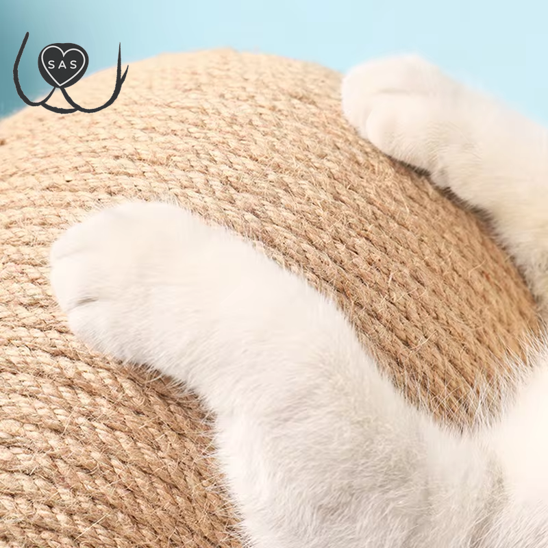 Cat Scratching Ball Toy Kitten Sisal Rope Ball Board Grinding Paws Toys Cats Scratcher Wear-Resistant Pet Furniture Supplies