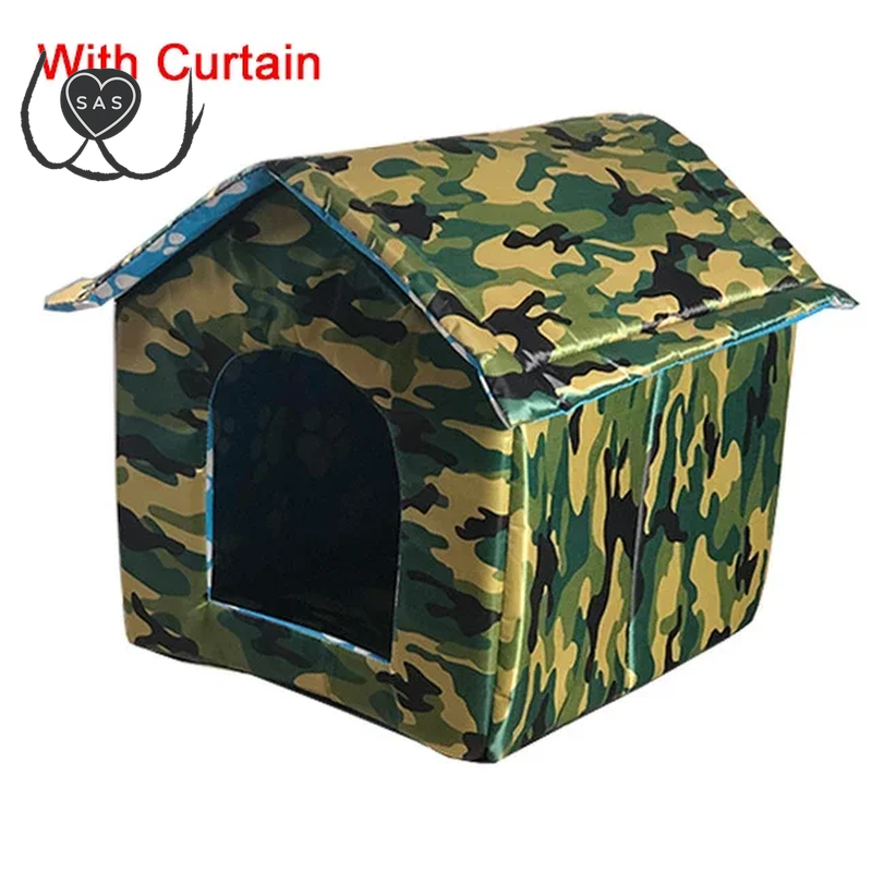Waterproof Outdoor Pet House Thickened Cat Nest Tent Cabin Pet Bed Tent Cat Kennel Portable Travel Nest Pet Carrier Wholesale