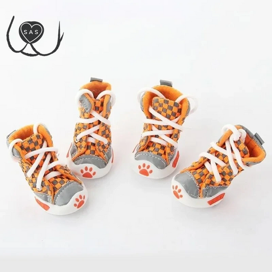Dog Shoes Teddy Bears Soft Sole Shoes Small Dog Puppy anti Drop Breathable Shoes Set of 4 Summer Pet Shoes