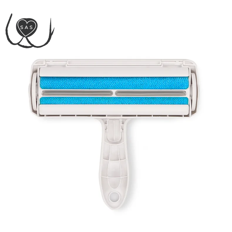Pet Hair Remover Roller - Dog & Cat Fur Remover with Self-Cleaning Base - Efficient Animal Hair Removal Tool - Perfect for Furni