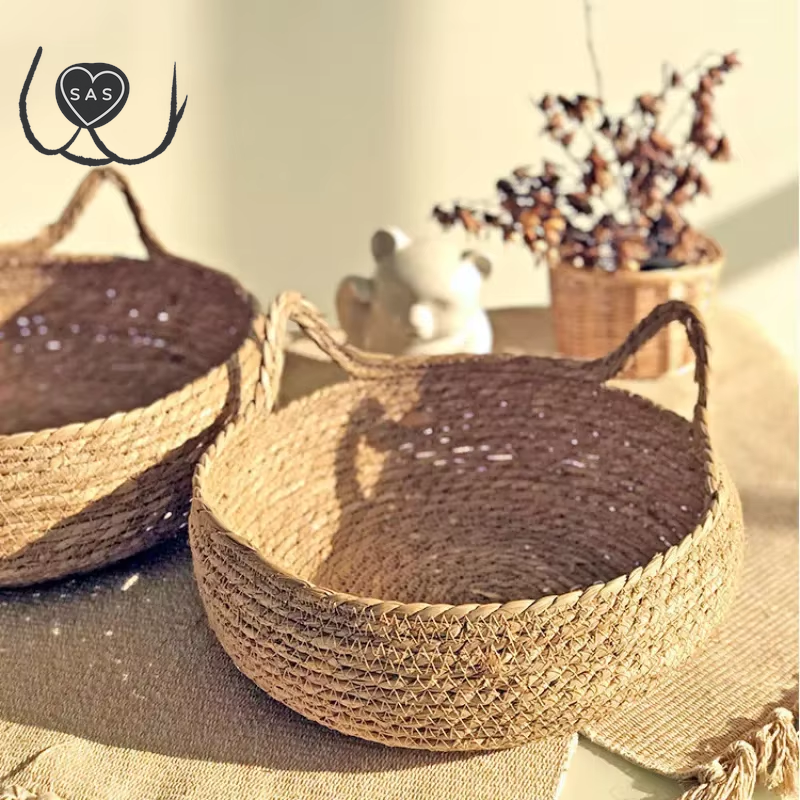 Four Seasons Universal Pure Handmade Vine Woven Cat Nest Seasonal Warmth Pad Detachable Washable Winter Pet Supplies Accessories